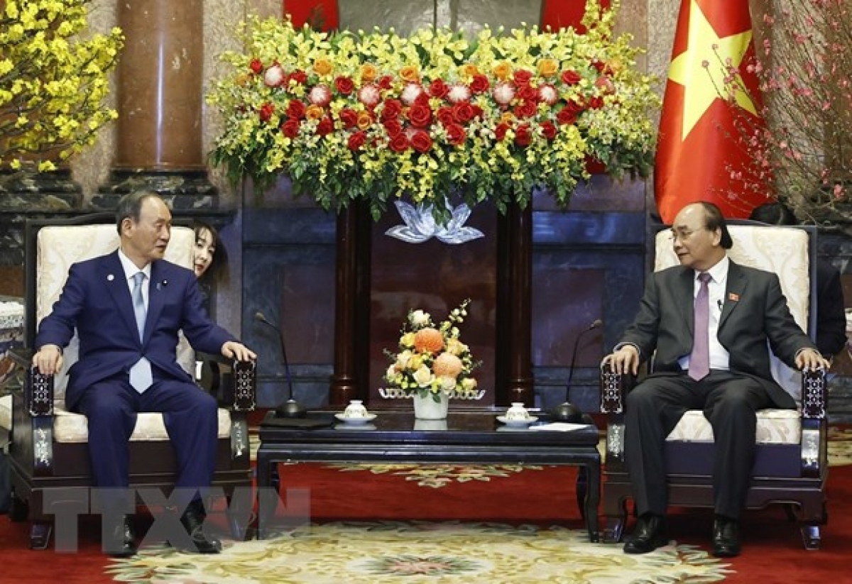 Vietnam always treasures all-around ties with Japan: President Phuc